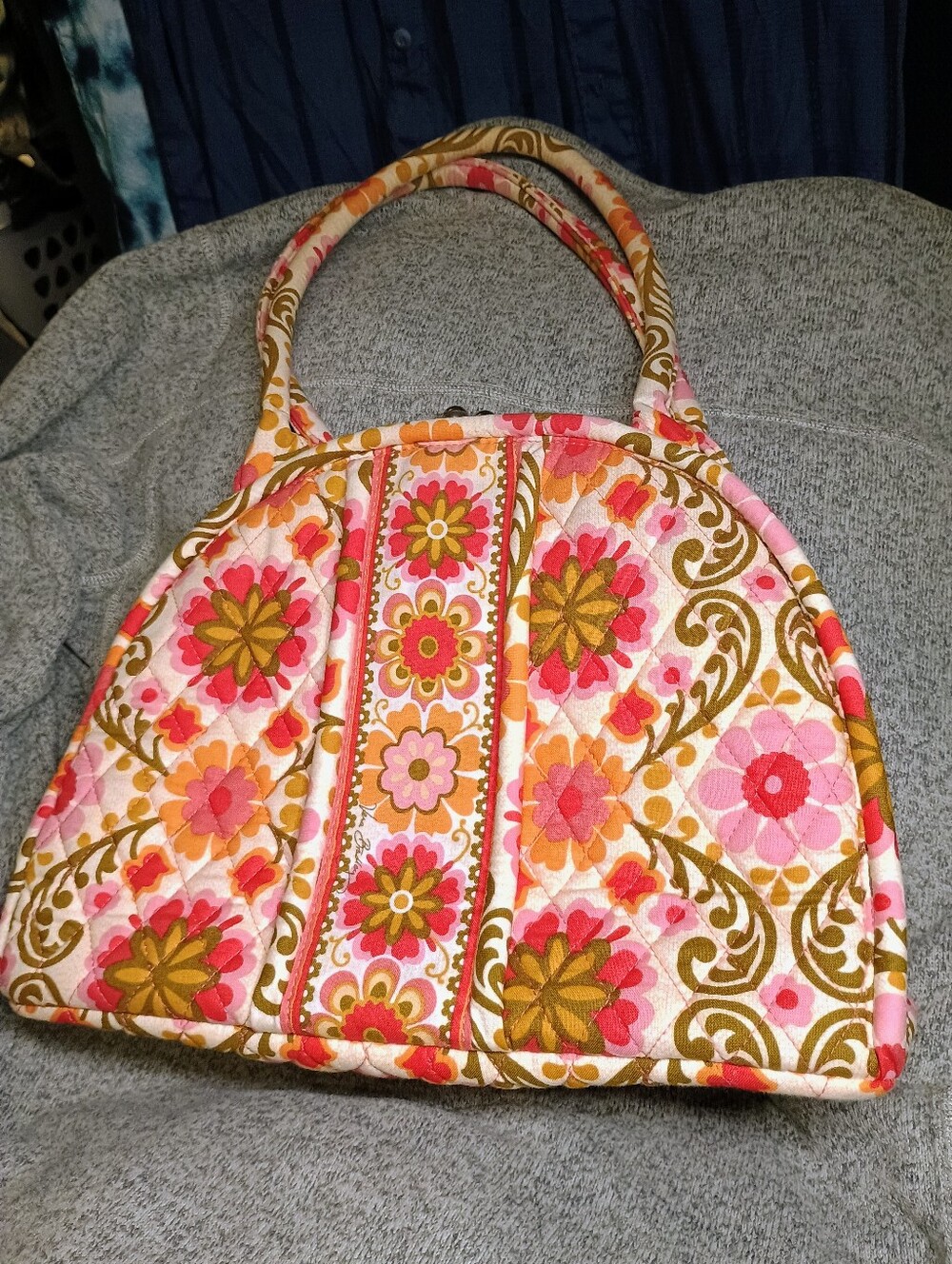 "Folkloric" Vera Bradley Eloise Kiss-lock Bag